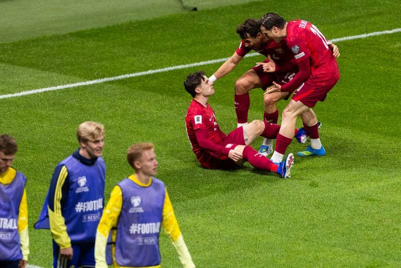 Football. FIFA World Cup Qualifier. Sweden - Poland. 31.03.2026