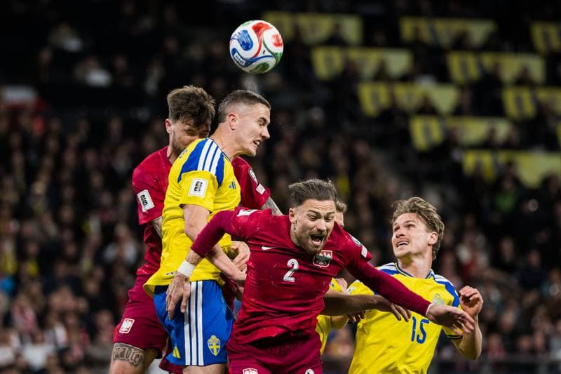 Football. FIFA World Cup Qualifier. Sweden - Poland. 31.03.2026