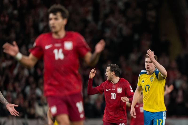Football. FIFA World Cup Qualifier. Sweden - Poland. 31.03.2026