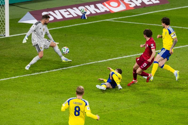 Football. FIFA World Cup Qualifier. Sweden - Poland. 31.03.2026
