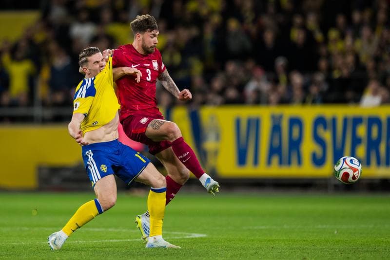 Football. FIFA World Cup Qualifier. Sweden - Poland. 31.03.2026
