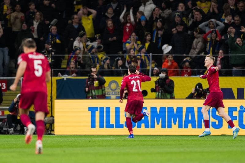 Football. FIFA World Cup Qualifier. Sweden - Poland. 31.03.2026