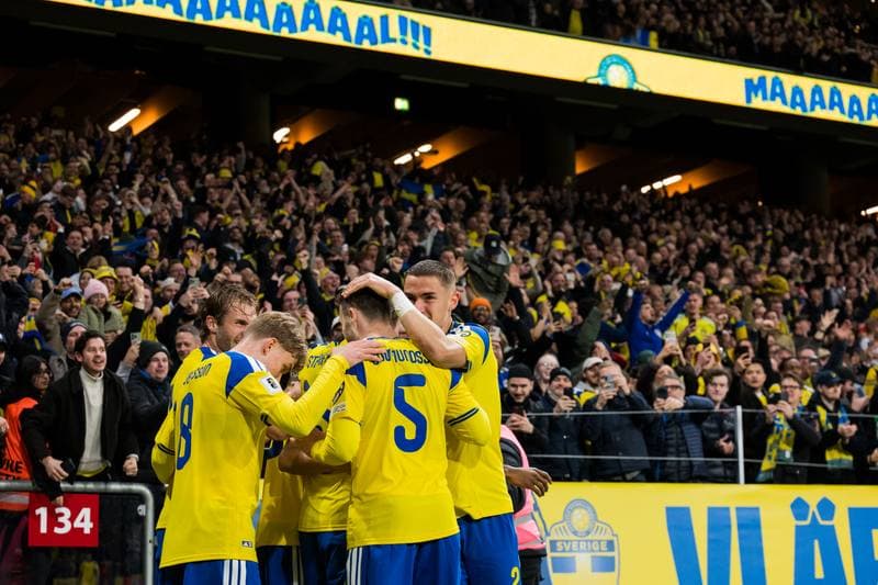 Football. FIFA World Cup Qualifier. Sweden - Poland. 31.03.2026