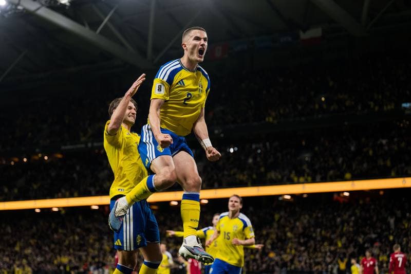 Football. FIFA World Cup Qualifier. Sweden - Poland. 31.03.2026