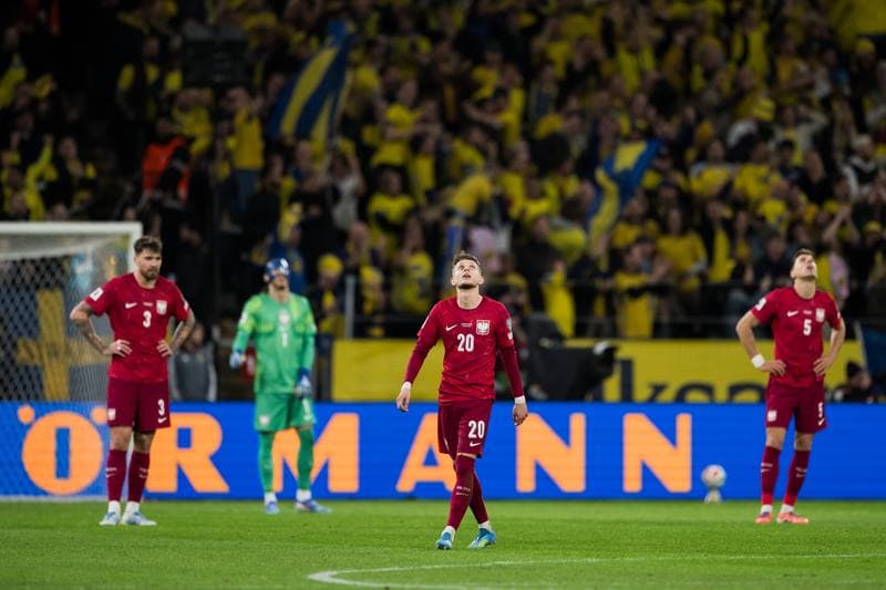 Football. FIFA World Cup Qualifier. Sweden - Poland. 31.03.2026
