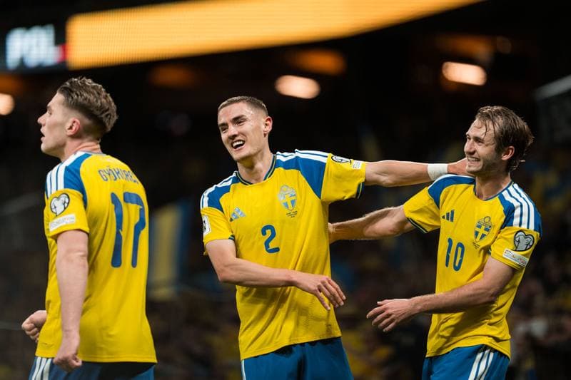 Football. FIFA World Cup Qualifier. Sweden - Poland. 31.03.2026