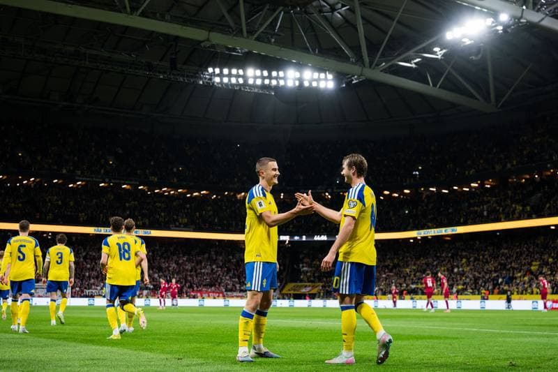 Football. FIFA World Cup Qualifier. Sweden - Poland. 31.03.2026