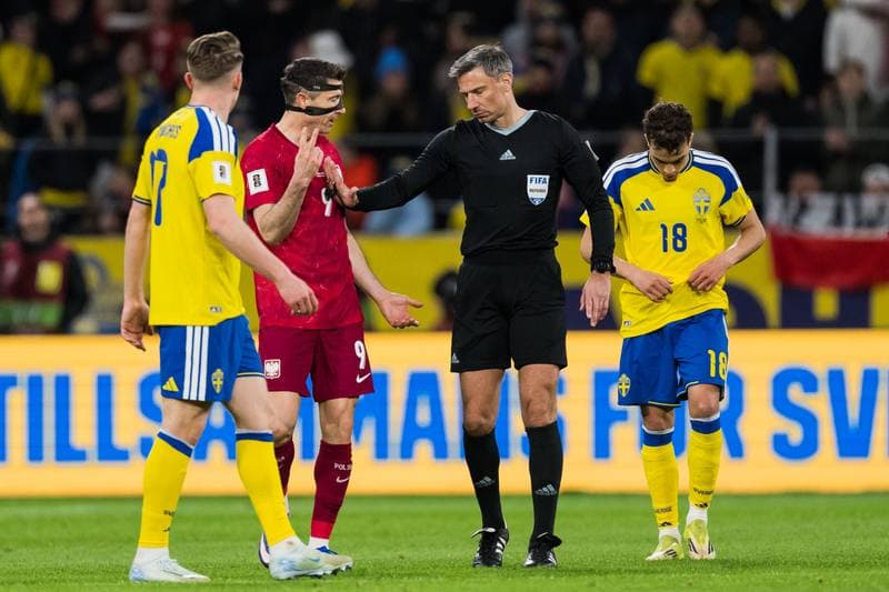 Football. FIFA World Cup Qualifier. Sweden - Poland. 31.03.2026