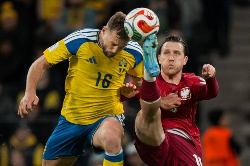 Football. FIFA World Cup Qualifier. Sweden - Poland. 31.03.2026