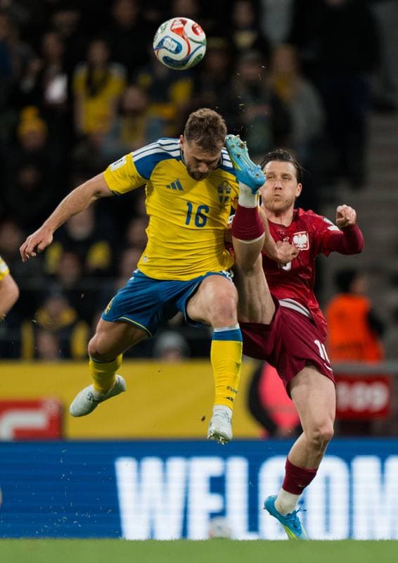 Football. FIFA World Cup Qualifier. Sweden - Poland. 31.03.2026