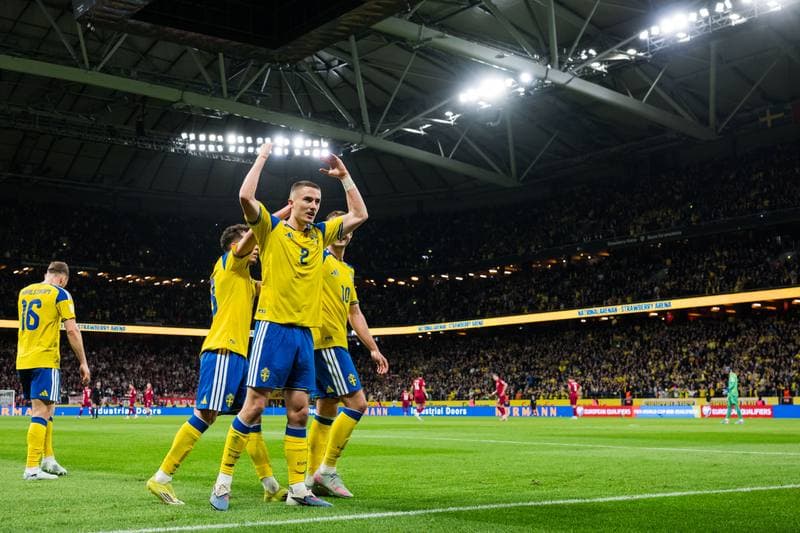 Football. FIFA World Cup Qualifier. Sweden - Poland. 31.03.2026