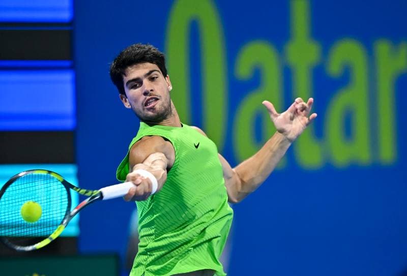 Tennis. ATP Qatar Exxonmobil Open. Carlos Alcaraz - Arthur Rinderknech. 17.02.2026