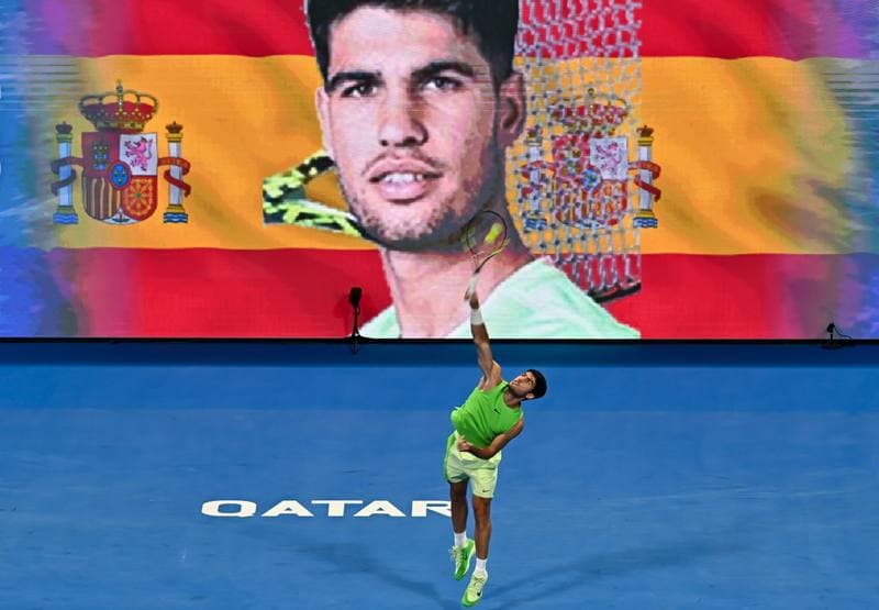 Tennis. ATP Qatar Exxonmobil Open. Carlos Alcaraz - Arthur Rinderknech. 17.02.2026