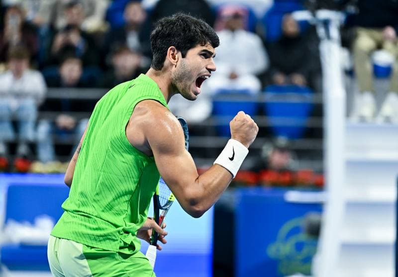Tennis. ATP Qatar Exxonmobil Open. Carlos Alcaraz - Arthur Rinderknech. 17.02.2026