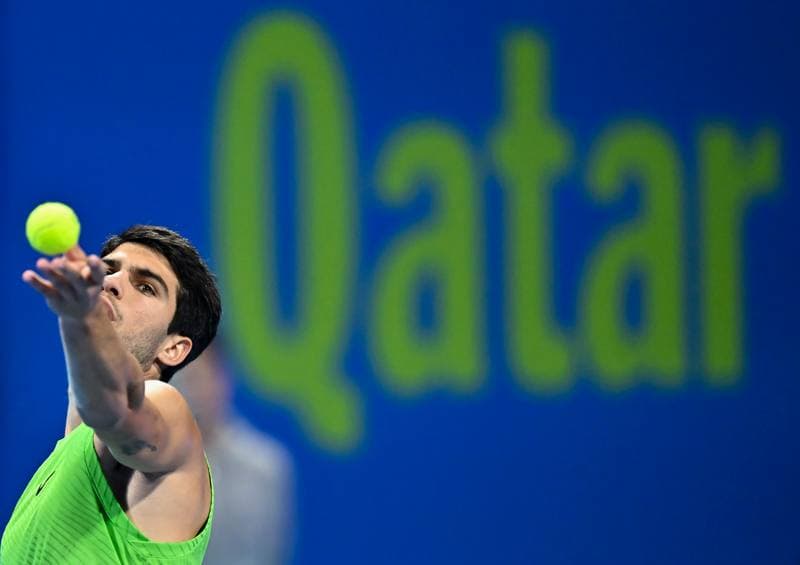 Tennis. ATP Qatar Exxonmobil Open. Carlos Alcaraz - Arthur Rinderknech. 17.02.2026