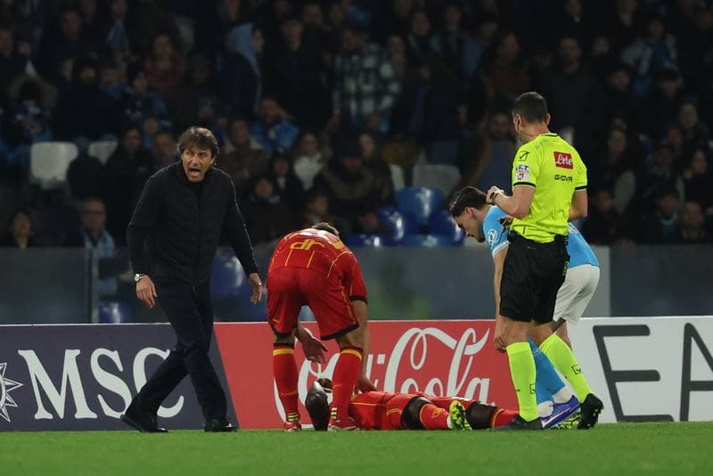 Football. Serie A. Napoli - Lecce. 14.03.2026