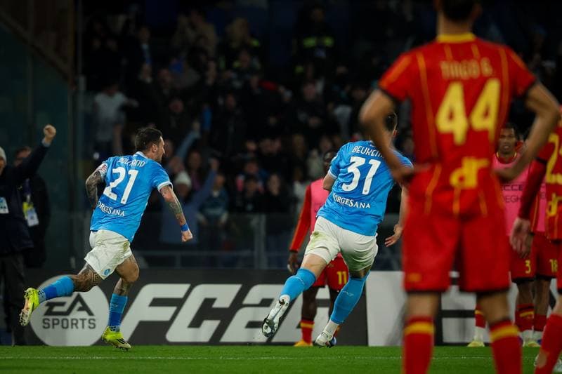 Football. Serie A. Napoli - Lecce. 14.03.2026