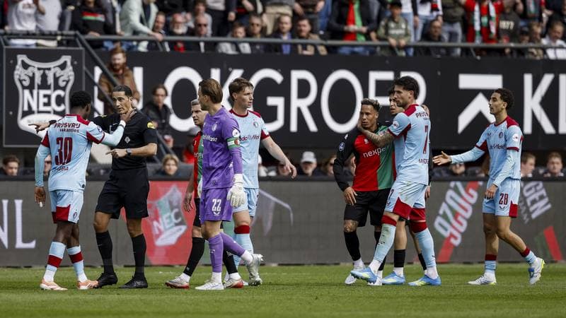 Football. Eredivisie. NEC - Feyenoord. 12.04.2026