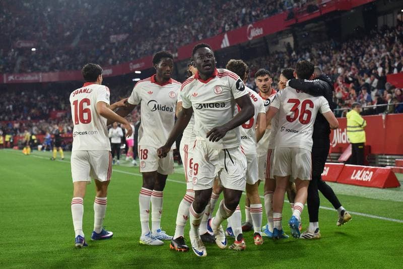 Football. La Liga. Sevilla - Atletico Madrid. 11.04.2026