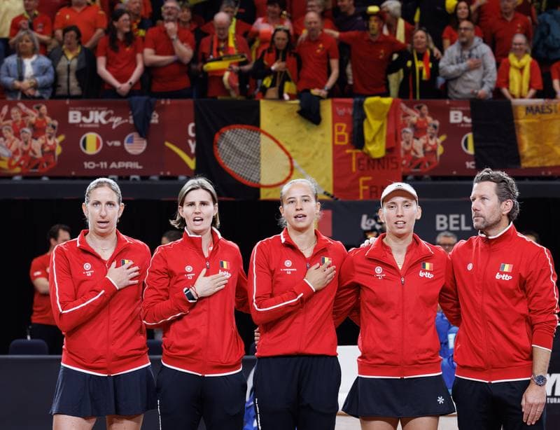 Tennis. Billie Jean King Cup. Belgium - USA. 11.04.2026