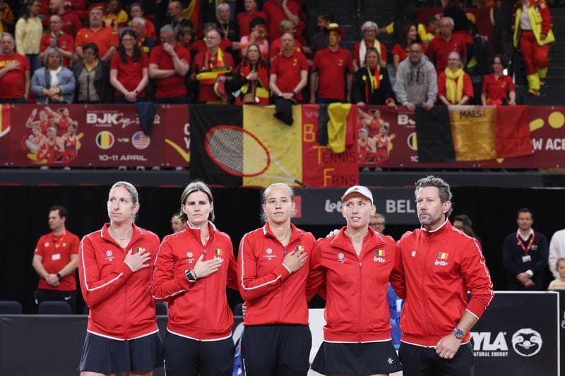 Tennis. Billie Jean King Cup. Belgium - USA. 11.04.2026