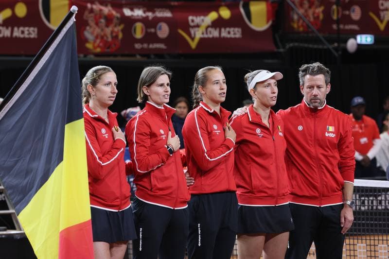 Tennis. Billie Jean King Cup. Belgium - USA. 11.04.2026