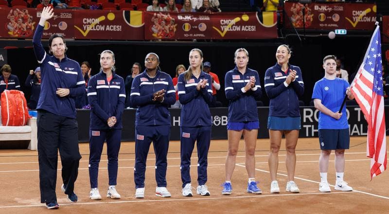 Tennis. Billie Jean King Cup. Belgium - USA. 11.04.2026