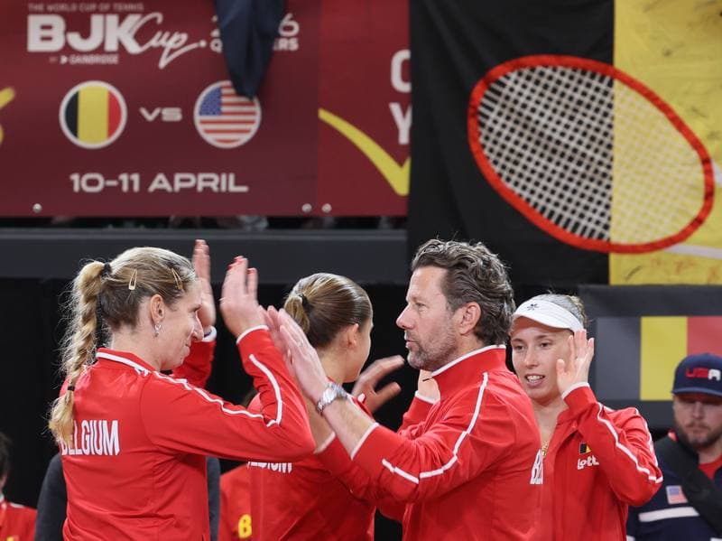 Tennis. Billie Jean King Cup. Belgium - USA. 11.04.2026