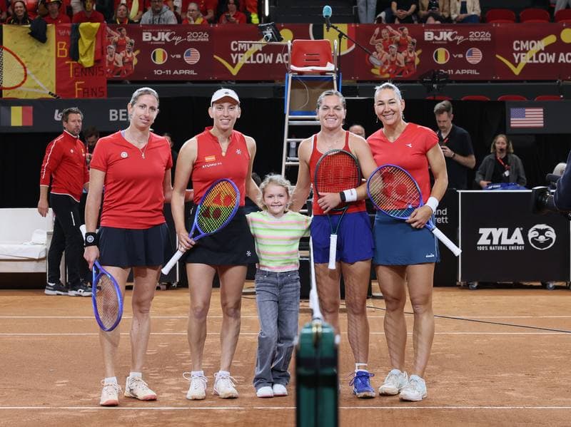 Tennis. Billie Jean King Cup. Belgium - USA. 11.04.2026