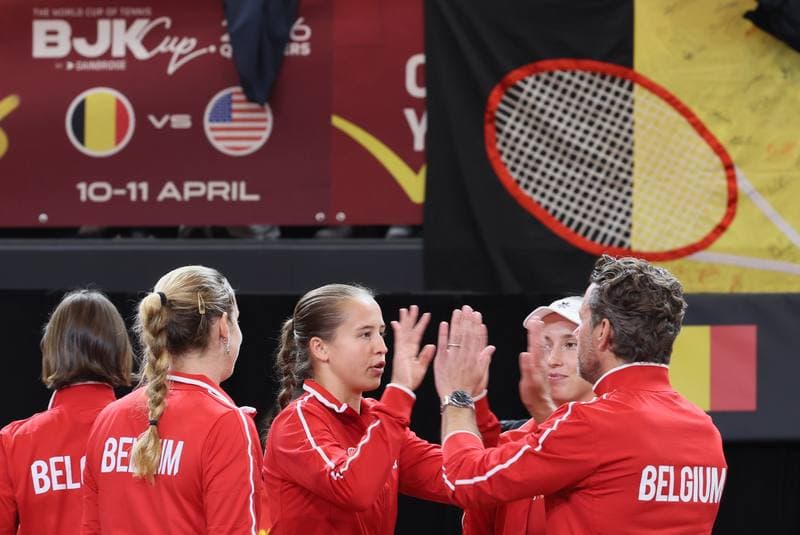 Tennis. Billie Jean King Cup. Belgium - USA. 11.04.2026