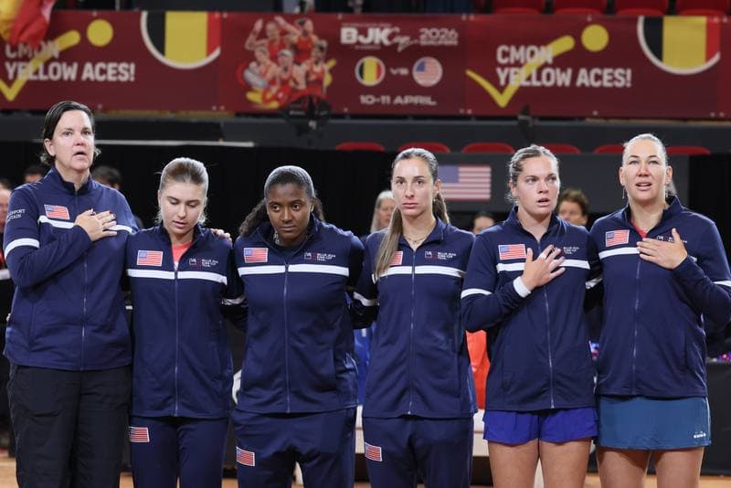 Tennis. Billie Jean King Cup. Belgium - USA. 11.04.2026