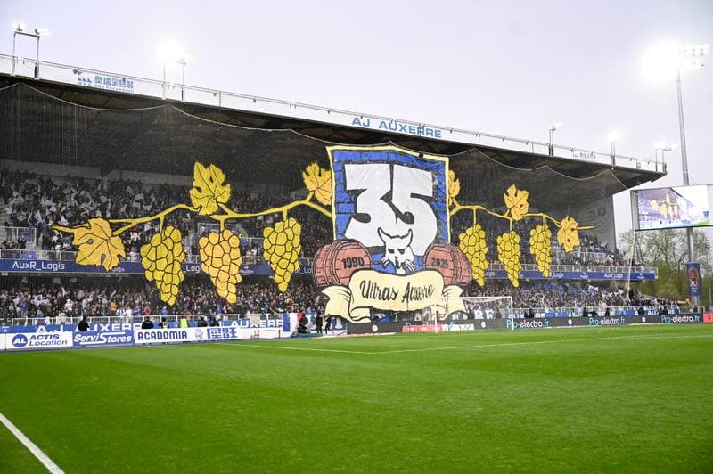 Football. Ligue 1 McDonald's. AJ Auxerre - FC Nantes. 11.04.2026