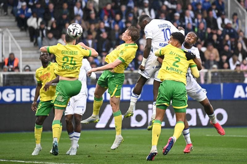 Football. Ligue 1 McDonald's. AJ Auxerre - FC Nantes. 11.04.2026