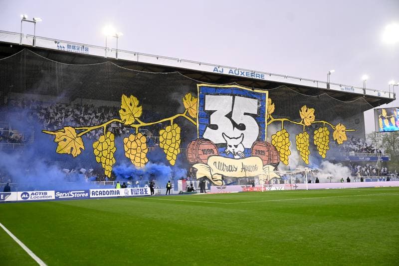 Football. Ligue 1 McDonald's. AJ Auxerre - FC Nantes. 11.04.2026