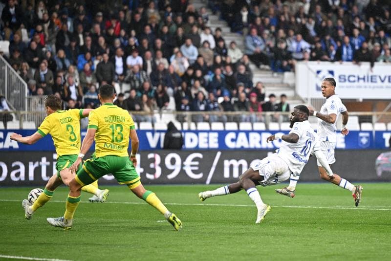 Football. Ligue 1 McDonald's. AJ Auxerre - FC Nantes. 11.04.2026