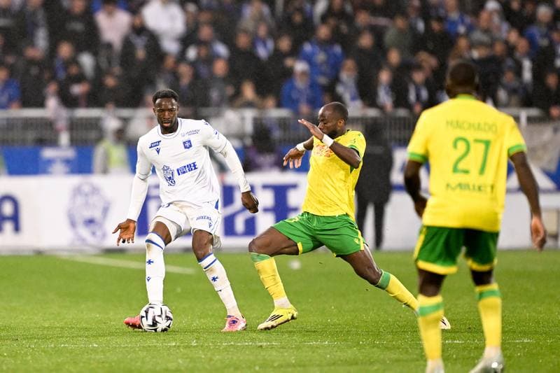 Football. Ligue 1 McDonald's. AJ Auxerre - FC Nantes. 11.04.2026