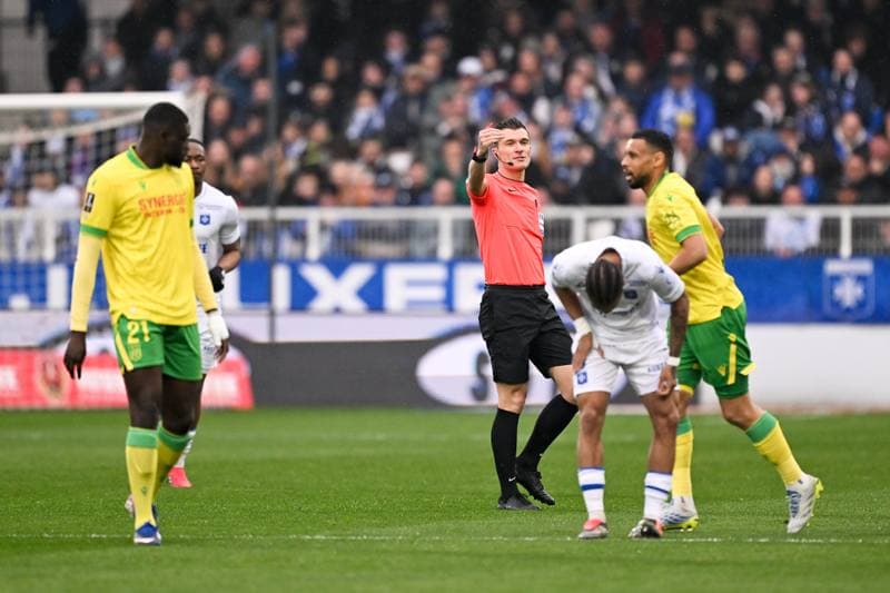 Football. Ligue 1 McDonald's. AJ Auxerre - FC Nantes. 11.04.2026
