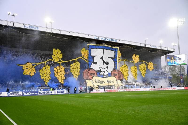 Football. Ligue 1 McDonald's. AJ Auxerre - FC Nantes. 11.04.2026