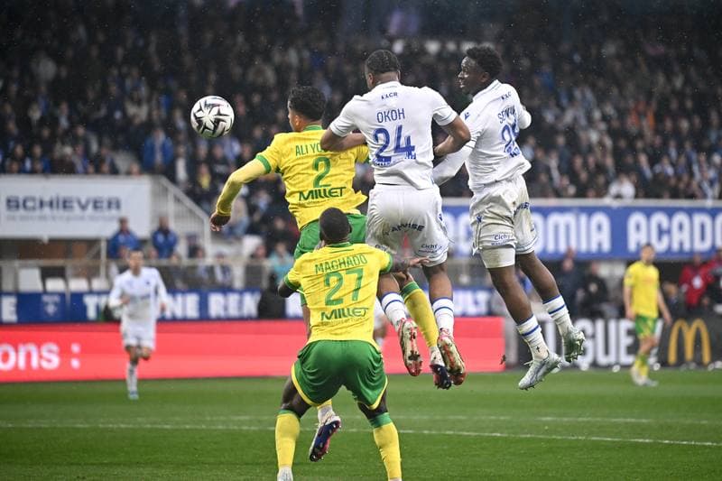 Football. Ligue 1 McDonald's. AJ Auxerre - FC Nantes. 11.04.2026
