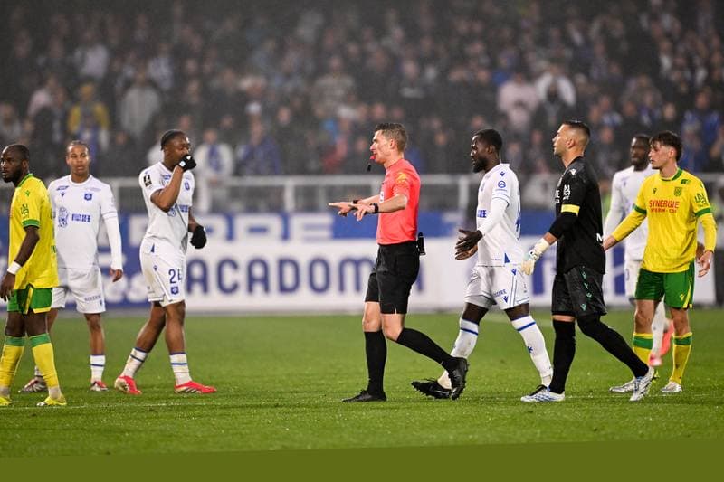 Football. Ligue 1 McDonald's. AJ Auxerre - FC Nantes. 11.04.2026