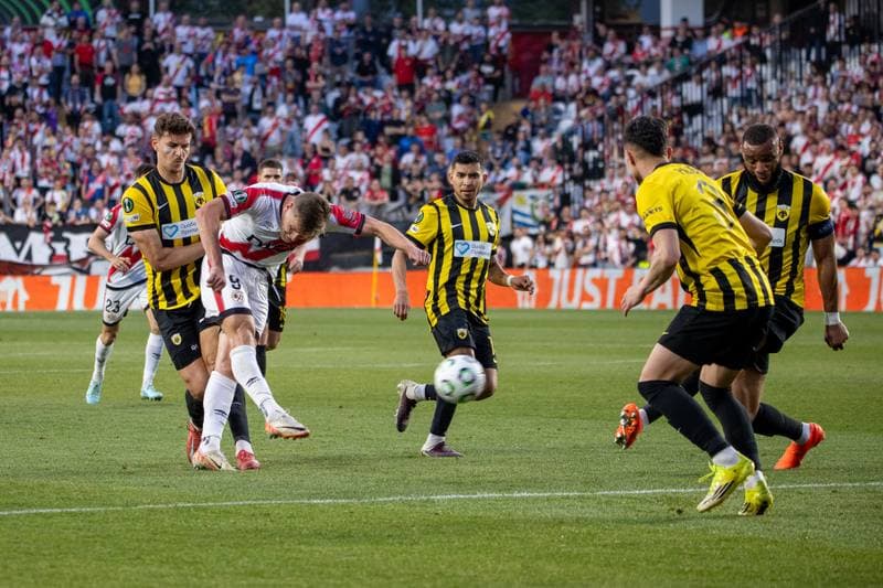 Football. UEFA Conference League. Rayo Vallecano - AEK Athens. 06.04.2026