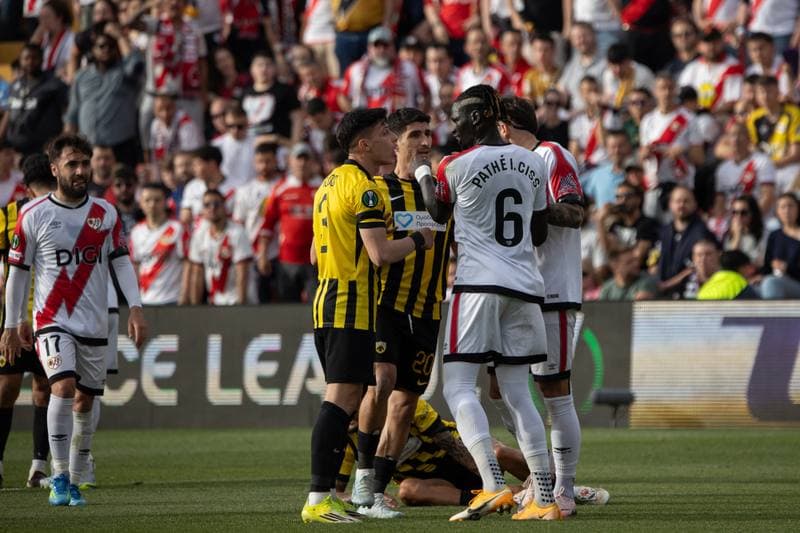 Football. UEFA Conference League. Rayo Vallecano - AEK Athens. 06.04.2026