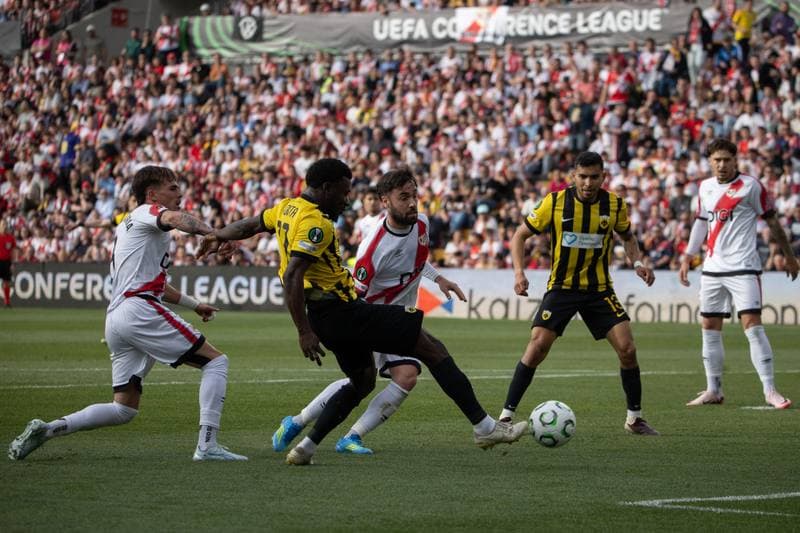 Football. UEFA Conference League. Rayo Vallecano - AEK Athens. 06.04.2026