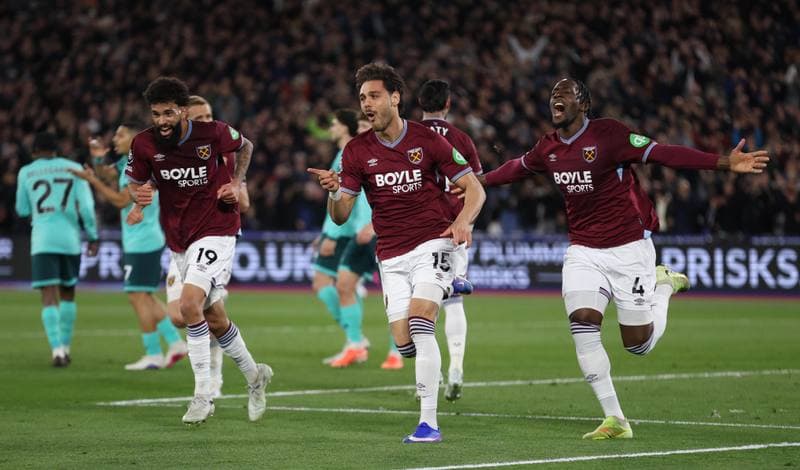 Football. Premier League. West Ham United - Wolverhampton Wanderers. 10.04.2026