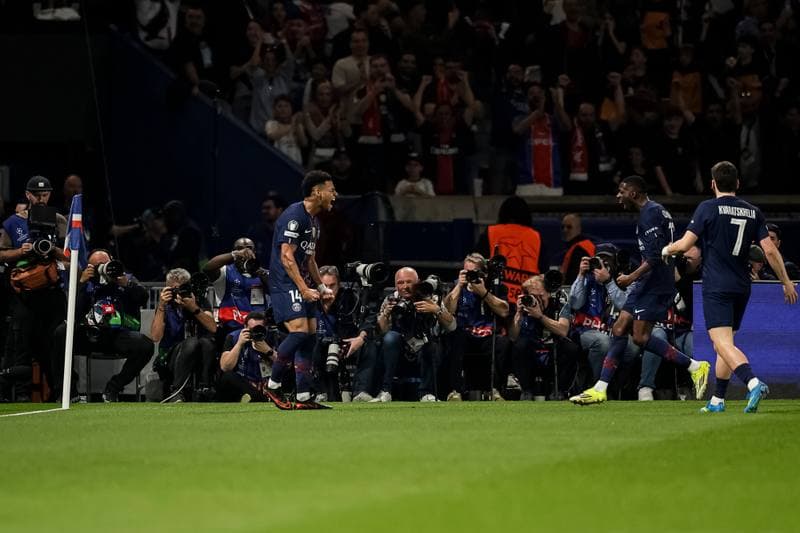Football. UEFA Champions League. Paris Saint-Germain - Liverpool. 08.04.2026