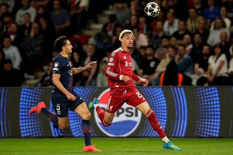 Football. UEFA Champions League. Paris Saint-Germain - Liverpool. 08.04.2026