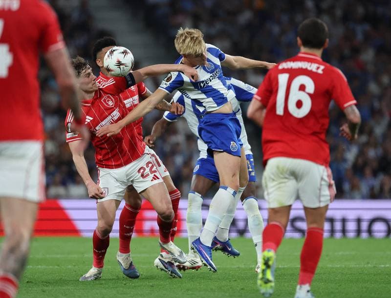 Football. UEFA Europa League. FC Porto - Nottingham Forest. 09.04.2026