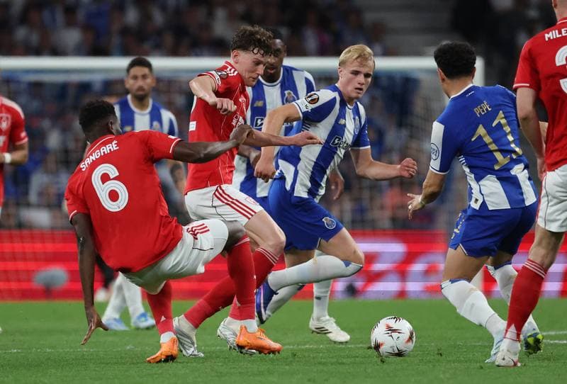 Football. UEFA Europa League. FC Porto - Nottingham Forest. 09.04.2026