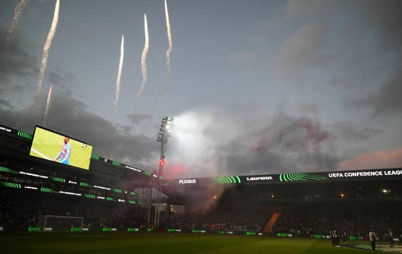 Football. UEFA Europa Conference League. Crystal Palace - ACF Fiorentina. 09.04.2026