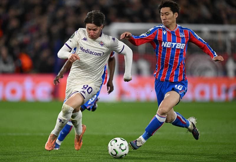 Football. UEFA Europa Conference League. Crystal Palace - ACF Fiorentina. 09.04.2026
